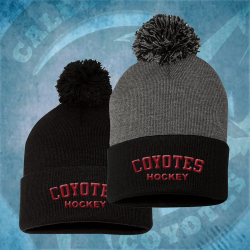 Coyotes Toque Pom Pom
